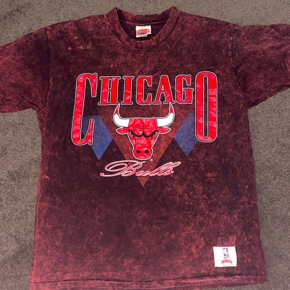 🏀🐂🔴 90’s Nutmeg Chicago Bulls Acid wash tshirt🔴🐂🏀